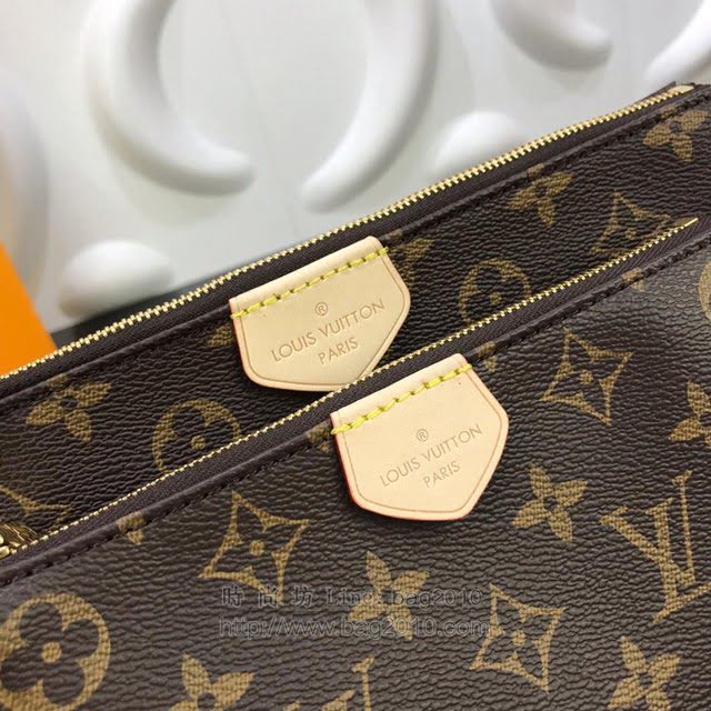 LV女包 M44823 路易威登Favorite 三件套手袋 LV單肩斜挎包 LV老花包  ydh3028